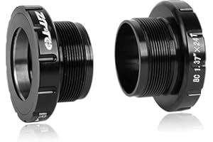 skrskr MTB Road Bike BSA68/73mm Threaded Bottom Bracket for BB30/PF30/BB386 30mm Crankset, Black