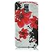 Produktbild Xtra-Funky Exklusiv Soft-Silikon Red Lily Blume mit Blumen-Kasten für Samsung Galaxy S5 (i9600) - Entwürfe B18