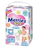 Japanese diapers panties Merries PL (9-14 kg)// ???????? ?????????? Merries PL (9-14 kg)