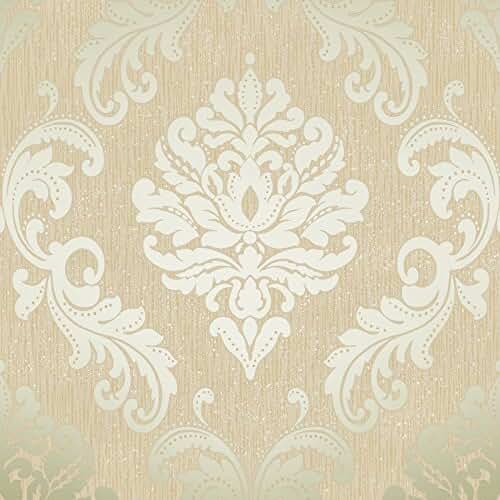 Amazon.co.uk cream gold wallpaper