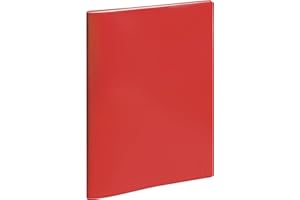 Exacompta 297775E - Agenda de bureau SAD 29 Vérone 21 x 29.7 cm Semainier Septembre 2025 à Décembre 2026-16 mois - Coquelicot