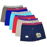 Tutku 6 Adet &Ccedil;ok Renkli Likralı &Ccedil;ocuk Boxer &Ccedil;ok Renkli 9-10 Yaş