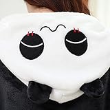 Très Chic Mailanda Unisex Erwachsene Schlafanzug Karneval Tier Cosplay Plüschtier Kapuzenkostüm(Panda) - 