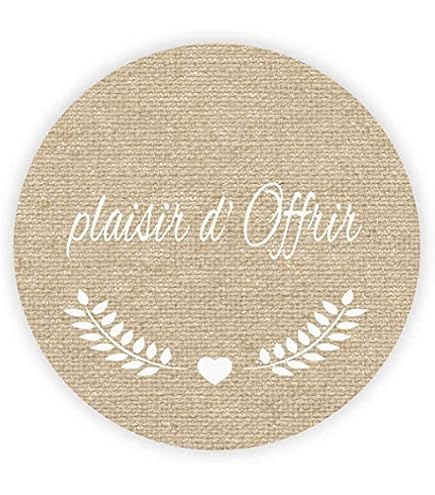 100 Autocollants Ronds 4 Cm - Motifs Fleurs Pour Mariage, Baptême, Anniversaire, Cadeaux