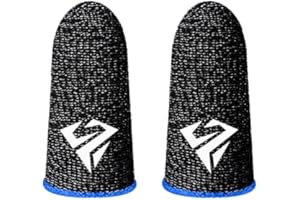 MORNINGMO 1 Paar Gaming Fingerhülsen Daumen Finger Kinderbetten Fingerspitzen Abdeckung für Handy Spiele Gaming Finger Ärmel Finger Kinderbetten für Handy Spiele Sensitive Mobile Touch Feel
