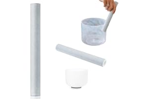 zalati Suede Stick 9" Strike Stick Soft Material Tool for Playing Crystal Singing Bowls Sound Making