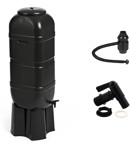 Zusammenklappbare Regentonne – 200 Liter Regenwassersammler Für Garten (PVC, Mit Zubehör)