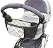 Pink Lining Pram/Stroller Buggy Organiser Bag - Penguin Love Includes Velcro Straps And A Detachable Purse Section