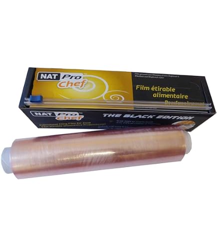 Film étirable Compostable ECOOPTS - 2 Rouleaux 30 Cm X 30 M - Sans BPA, Prédécoupé 30x35 Cm - Congélateur Safe - 2