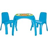 Pilsan King Masa İki Sandalyeli (Mavi)