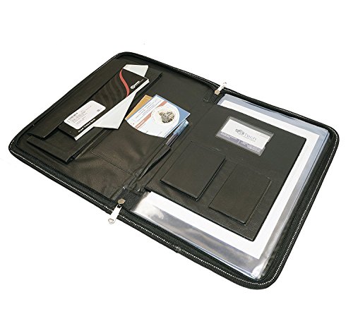 SAISAN Leatherette Professional Files and Folders, Certificate, Documents Holder with 12 Leafs