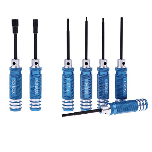 Preisvergleich Produktbild Sharplace 7pcs Hex Sechskant Schraubendreher Werkzeug Kit für RC Auto