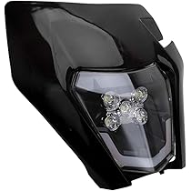 Faro Anteriore Per Moto Enduro - Mascherina Bianca, 12V 35W, Per KTM EXC/SXF - Foto 4