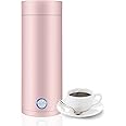 Travel Kettle, Travel Portable Kettle Coffee Tea Food Grade, 3 in 1 Mini Electric Kettle, Automatic Shut off Travel Tea Kettle, Water Heater for Making Tea, Coffee, Baby Milk And Fast Food (Pink)