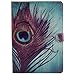 Produktbild Samsung Galaxy Tab S2 9.7 inch SM-T810/T815 Hülle, Grandoin(TM) Retro Leder Foliant Buch-Stil-Art-stehender stoßabfangende Hülle, ausgezeichnete Qualität hübsche bunte elegante Muster-erstklassiges PU-Verschluss Design exakte vollkommend schützende Schnapphülle, passend für Samsung Galaxy Tab S2 9.7 inch SM-T810/T815 mit Ständer-Funktion
