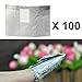 MultiWare 10 x Professional Nail Files 100/180 Elegant Boomerang Shaped Art Manicure Files