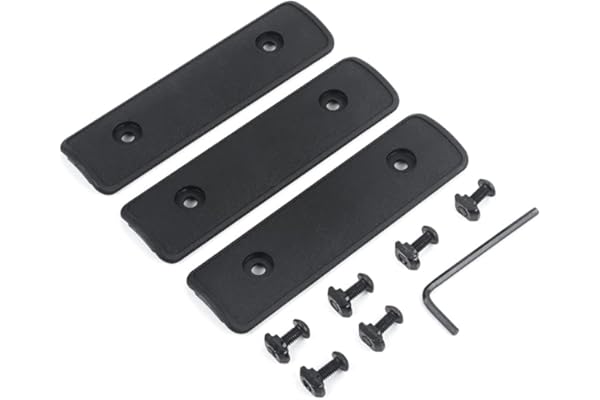 SBGJMY Paquet de 3 Kits de Panneau de Rail KeyMod & Mlok Soft Rail Housse en Nylon Protège-Mains