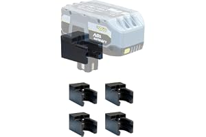StealthMounts Battery Mounts Compatible with Ryobi 18V ONE+ – 6 Pack Wall & Bench Battery Holders