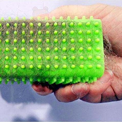 Green-Pet-Dog-Puppy-Cat-Bath-Brush-Comb-Depilation-Soft-Silicone-Sticky-Hair-Tool