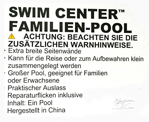 Schwimmbecken Swimmingpool Pool Vinyl 262x175x56 cm - 3