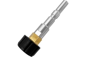 Adapter steknippel D12 för Nilfisk högtrycksrengöring, tillbehör, M22 x 1,5 IG, snabbkoppling, lämplig för Kärcher/Kränzle/KE