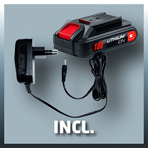 Einhell Akku Bohrschrauber TC-CD 18-2 Li (2 Li Ion Akkus, 18V, 1,3Ah,2-Gang, 38Nm, LED-Licht, Koffer) - 9
