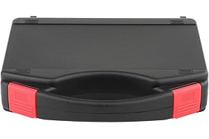 Qianly Boîte à outils de protection multifonction avec organisateur de rangement en éponge, mallette de rangement pour outils électriques étanche, vis, boîte, 230mmx220mmx55mm