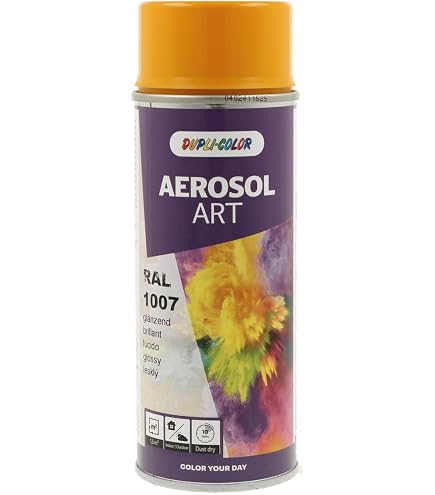 TRISTARcolor Spraydose RAL 1007 Chr.gelb – 400 Ml, Glänzend, Schnelltrocknend Für Profi- & Hobby-Lackierungen