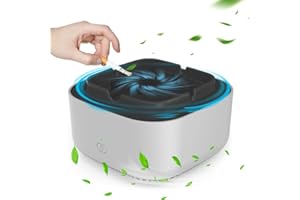 Mineup Cenicero de succión, Cenicero purificador de Aire 2 en 1, Cenicero portátil, cenicero Absorbe Humo USB, Cenicero purificador para el hogar, Coche (Gris)