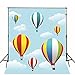 Produktbild Colorful Heißluftballon Photography Hintergrund für Kinder Neugeborene Baby Booth Shoot Bild Wolken Blue Sky Kinder Foto Studio Hintergründe