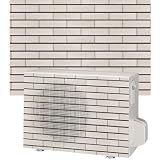 Copertura cover CLASSIC bianca L 96 x P 52 x H 82cm per climatizzatore in alluminio verniciato