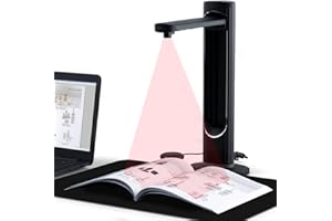 Savornest Document Camera Book Scanner: 23MP HD Auto-Flatten A3 Real-Time Processing｜OCR Text Extraction｜USB SDK/Twain for Windows/Mac｜Teacher Classroom/Remote Teaching & Office