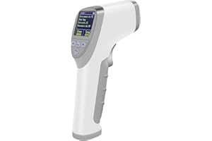 Alacrity Multifunctional 2D Barcode Scanner with Fast and Accurate Temperature Measuring, Bluetooth 2.4G Wireless USB Wired 2D QR 1D Bar Code Reader, Non Contact Measurement for Adults Infants Elders