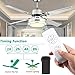 Produktbild Yiwa Geschenke für Jungen Männer,Wireless 15M Timing Fernbedienung Empfänger Universal Deckenventilator Lampe Licht Kit