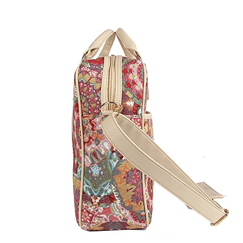 Tapisserie Aktentasche für Damen geeignet als modische Laptoptasche bis 15.6″, im Signare Stil Kaleidoskop - 4
