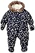 Chipie Baby Girls Denim Mountain Snowsuit, Blue (navy), 6-12 months (Manufacturer size: 12 mois)