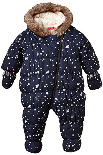 Chipie Baby Girls Denim Mountain Snowsuit, Blue (navy), 12-18 Months (Manufacturer size: 18 mois)