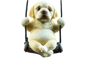 WMOOL Resina Carino Altalena Bulldog Ciondolo Cane Francese Anime Auto Interni Ornamenti Regalo Compleanno Accessori Specchio Retrovisore H9M6 Decor