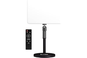 Oversteel - Chromius Lampa strumieniowa LED ze stojakiem, regulowana temperatura barwowa 3000-6500K, pilot zdalnego sterowania