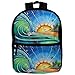 Produktbild HOJJP Child Girl New Style Sunrise Surf Art Painting Patterns Printed Backpack School Bag