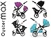 BabyStyle - Oyster MAX2 - Black - Including Second Seat and Carrycot