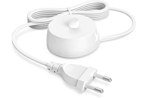 HECHOBO Chargeur Brosse à Dents électrique Braun Oral-B 3757, remplacer Pro 3/2/1,Pro 600 700 1000 2000 2900 3000 3900, Cordon d'alimentation de Remplacement à Induction étanche, Portable de Voyage