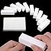 TRIXES Pack of 10 Nail Buffer Blocks White for Natural and Acrylic Nails