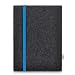 Produktbild Stilbag Tablet Filz-Tasche LEON für Huawei MediaPad M3 8.4 | Etui Case aus Merino Wollfilz | Farbe: blau-anthrazit | Schutz-Hülle Made in Germany