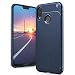 Produktbild Huawei P20 Lite Hülle, Lifeepro Minimalistisch Weich Flexible TPU Easy Grip Back Stoßstange Full Schützend Cover Ultra dünn Leder Handytasche Antirutsch Anti-Kratz für Huawei P20 Lite DunkelBlau