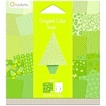 Bastelpapier 80 Blatt Doppelseitig Rot Und Grün Origami