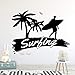 Produktbild Abnehmbare surfen wandaufkleber abnehmbare wandaufkleber diy tapete für baby kinderzimmer dekor vinyl kunst aufkleber 58 cm x 78 cm