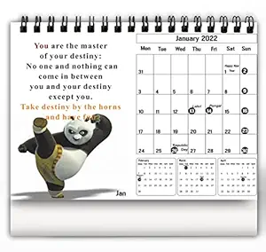Accuprints Spiritual 2022 Calendar for desk for motivational motivation 2021 Planner office home table new year hanging kids all year students school gift girls room living room india planning new marking quotes