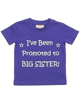 I've Been Promoted zu groß Schwester lila T-Shirt Baby Kleinkind Kinder verfügbar in den Größen 0-6 Monate bis...