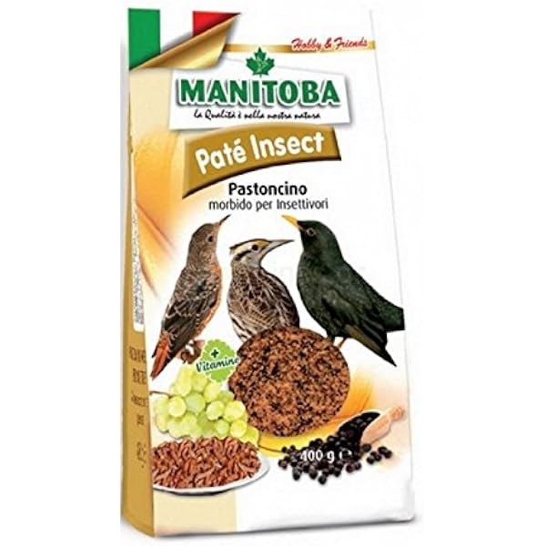 Versele-Laga Menu Nature Mezcla De Insectos | 250 G | Para Aves En Reproducción Y Jóvenes | Alimento Complementario Para Apoyar La Puesta De Huevos Y El Desarrollo | Con Gusanos De